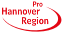 Logo der Initiative Pro Hannover Region in roter Schrift auf weißem Hintergrund.